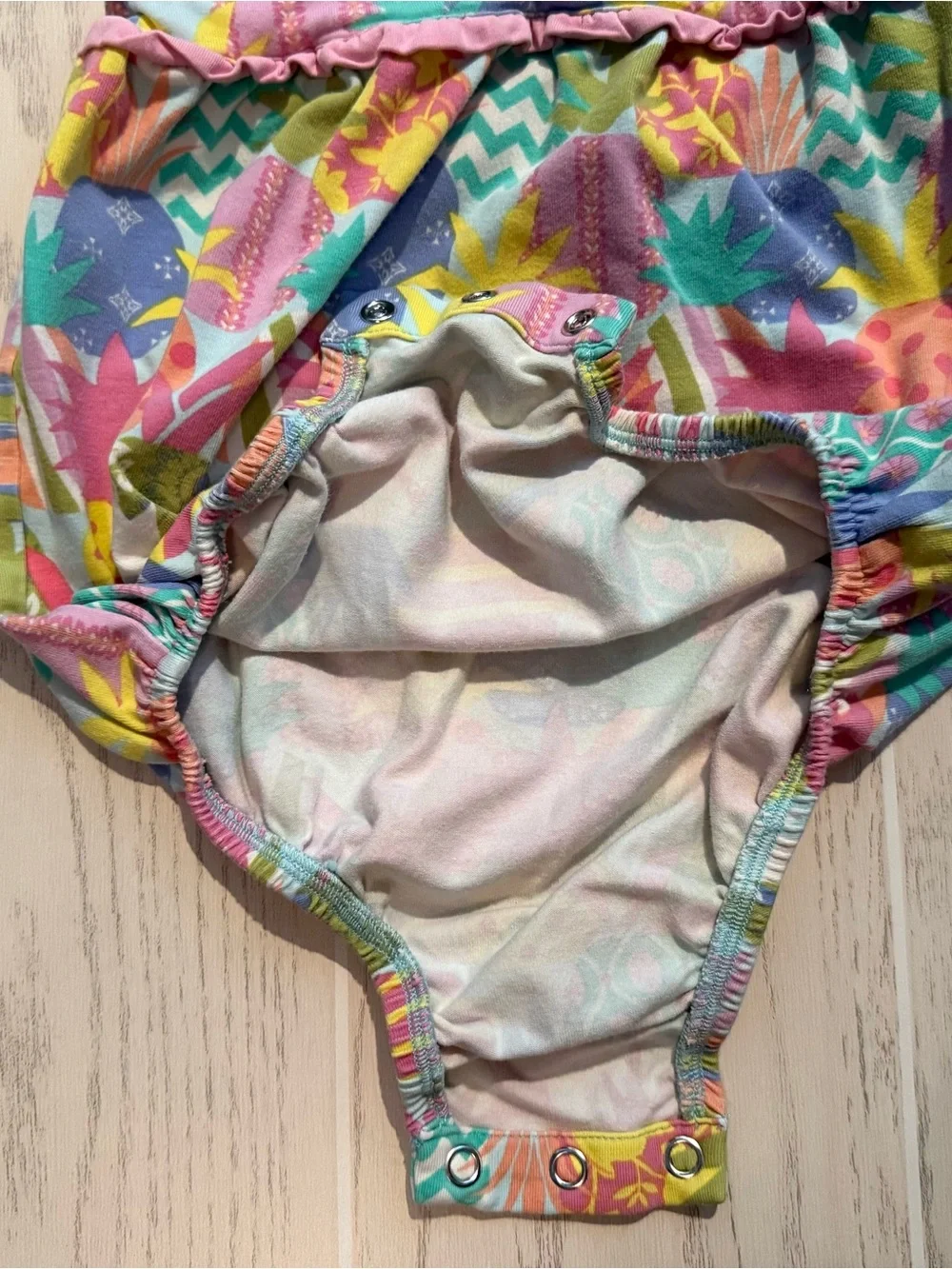 Matilda Jane Baby Girls 18-24M Pineapple Bubble Romper Ruffle Boutique Tropical